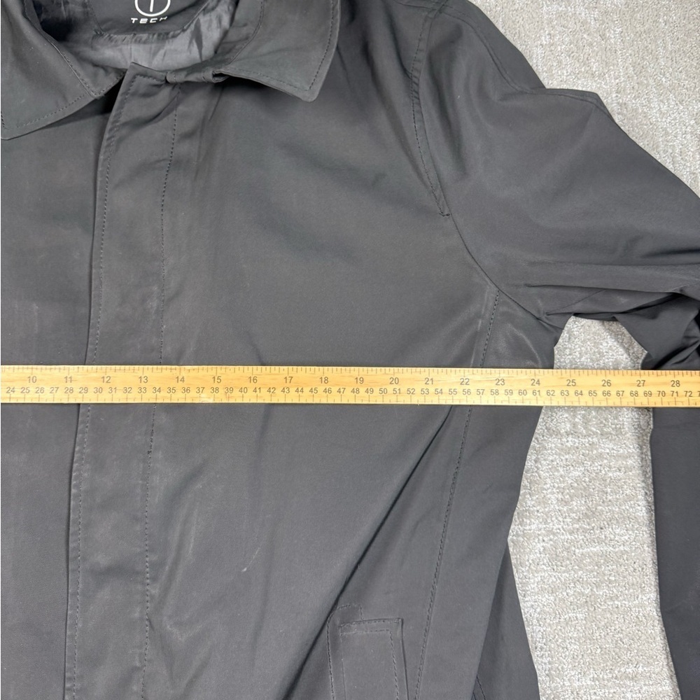 Tumi Black Full Zip Light Weight Parka Windbreaker Jacket Size XXL - Picture 4 of 7